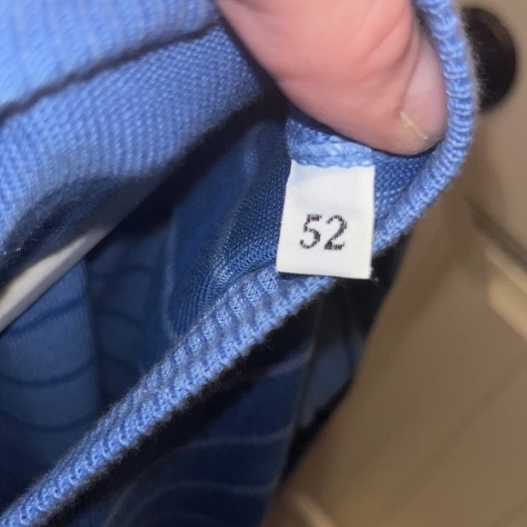 𝅺bullock & Jones San Francisco Made in Italy cotton blue striped sweater XL - Picture 10 of 10